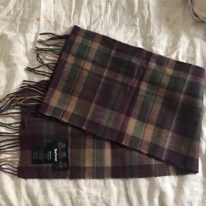 Wool/cashmere Barbour Tartan Scarf